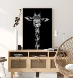 Chewing Giraffe Poster (21x29.7 cm (A4))