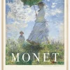 Claude Monet -Woman With Parasol Poster (21x29.7 cm (A4))