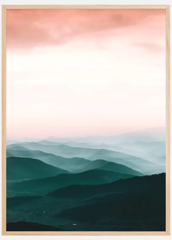 Colorful View Poster (21x29.7 cm (A4))