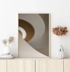 Concrete Stairs Poster (21x29.7 cm (A4))