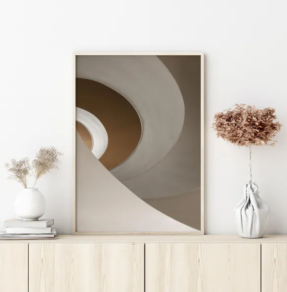 Concrete Stairs Poster (21x29.7 cm (A4))