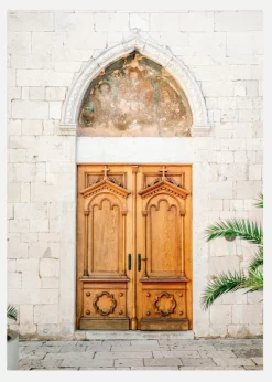Croatian Door Canvastavla (30x40 cm)