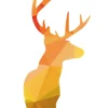 Deer - Höstfärger Poster (21x29.7 cm (A4))