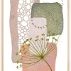 Delicate Pink and Green 2 Poster (21x29.7 cm (A4))
