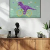 Dino Racer Poster (21x29.7 cm (A4))
