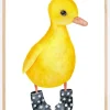 Duck in shoes Poster (21x29.7 cm (A4))