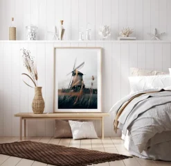 Dutch Windmill Poster (21x29.7 cm (A4))