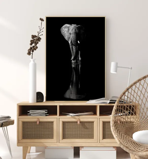 Elephant Poster (21x29.7 cm (A4))