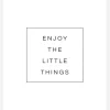 Enjoy The Little Things Canvastavla (30x40 cm)