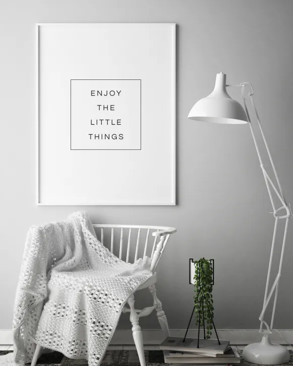 Enjoy the little things Poster (21x29.7 cm (A4))
