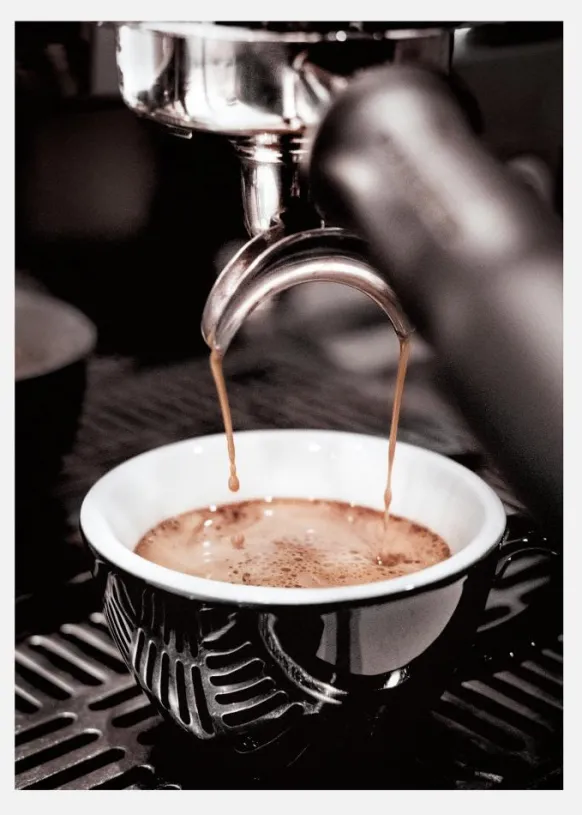 Espresso Maker Canvastavla (30x40 cm)