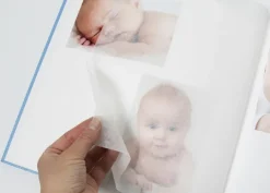 Estrella BabyalbumBlå - 28x30,5 cm (50 Vita sidor / 25 blad)