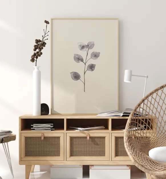 Eucalyptus Twig Poster (21x29.7 cm (A4))
