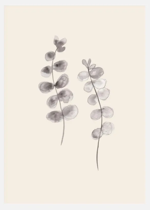 Eucalyptus Twigs Canvastavla (30x40 cm)