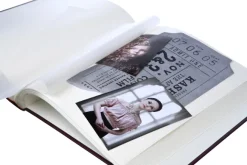Exclusive Line Maxi Album Svart 30x33 cm (100 Vita sidor / 50 blad)