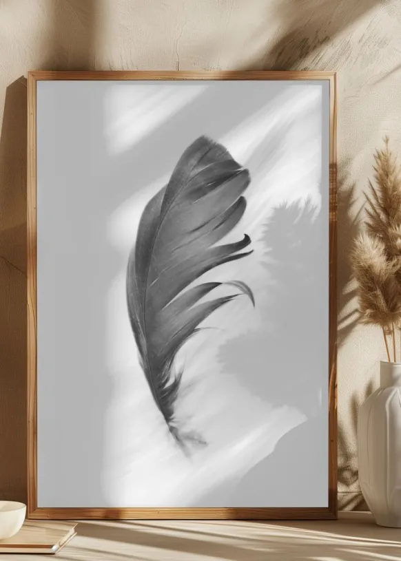 Feather Poster (21x29.7 cm (A4))
