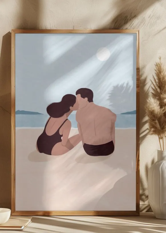 First Kiss Poster (21x29.7 cm (A4))