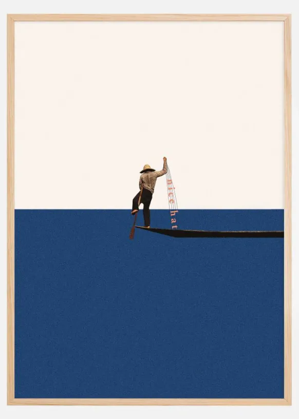 Fishing for compliments Poster (21x29.7 cm (A4))