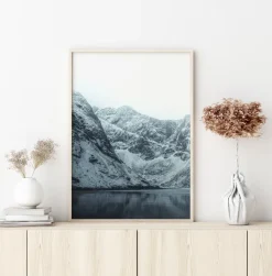 Fjord Poster (21x29.7 cm (A4))