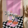 Floral Socks Poster (21x29.7 cm (A4))