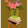 Floral Vase Canvastavla (30x40 cm)