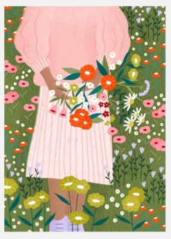 Flower Farm Canvastavla (30x40 cm)