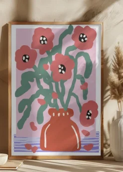 Flower Impression Poster (21x29.7 cm (A4))