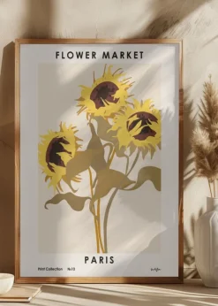 Flower Market. Paris Poster (21x29.7 cm (A4))