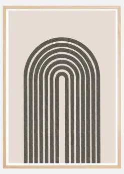 Flow Shapes No13 Poster (21x29.7 cm (A4))