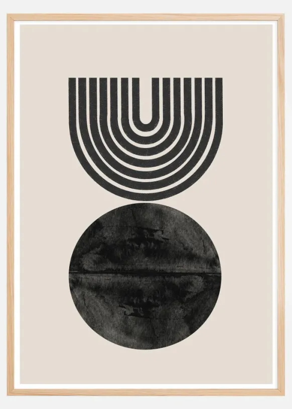 Flow Shapes No15 Poster (21x29.7 cm (A4))