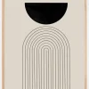 Flow Shapes No1 Poster (21x29.7 cm (A4))