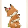 Fox Hugging Poster (21x29.7 cm (A4))