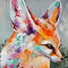 Fox Painting Poster (21x29.7 cm (A4))