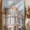French Riviera Building Poster (21x29.7 cm (A4))
