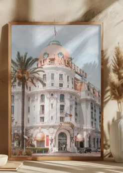 French Riviera Building Poster (21x29.7 cm (A4))