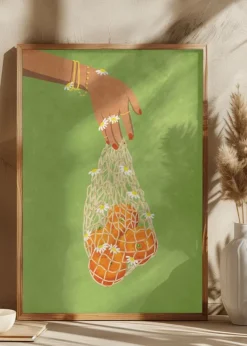 Fresh Oranges Poster (21x29.7 cm (A4))
