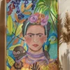 Frida and her parrots Poster (21x29.7 cm (A4))