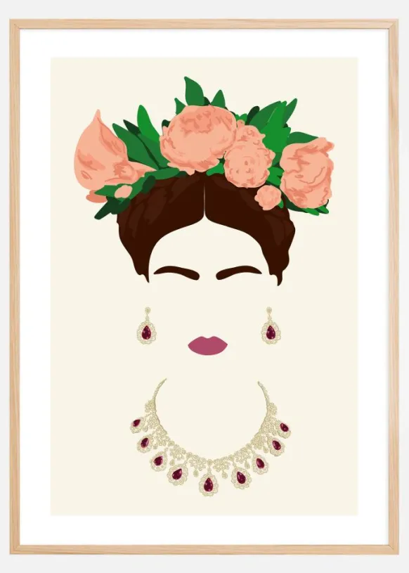 Frida Kahlo Poster (21x29.7 cm (A4))