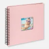 Fun Babyalbum Rosa - 30x30 cm (50 Svarta sidor/25 blad)