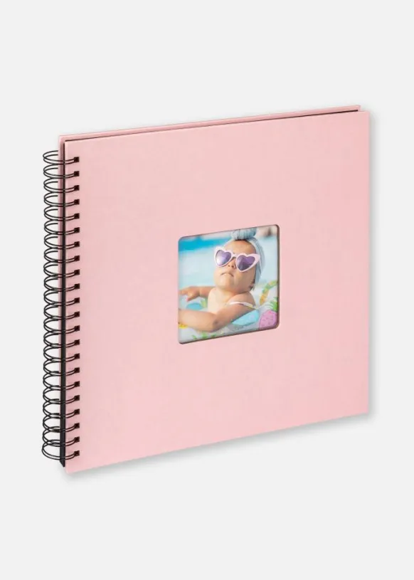 Fun Babyalbum Rosa - 30x30 cm (50 Svarta sidor/25 blad)