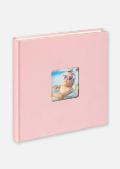 Fun Babyalbum Rosa - 26x25 cm (40 Vita sidor/20 blad)