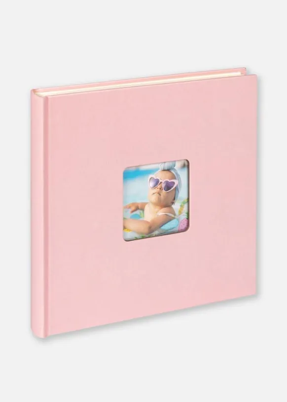 Fun Babyalbum Rosa - 26x25 cm (40 Vita sidor/20 blad)
