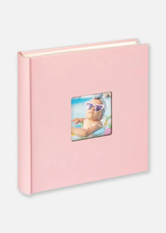 Fun Babyalbum Rosa - 30x30 cm (100 Vita sidor/50 blad)