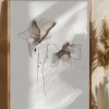 FUNKY FLOWERS digital watercolor painting Poster (21x29.7 cm (A4))
