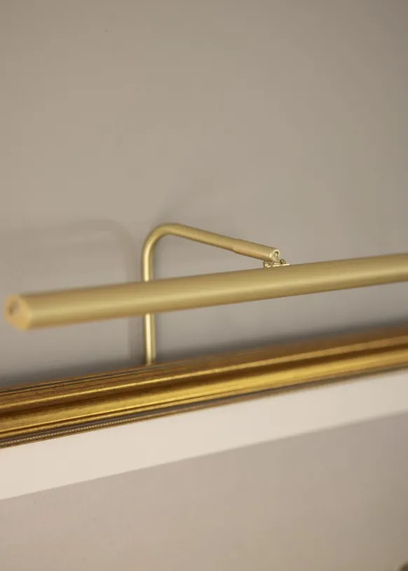 Gallery LED 60 cm tavelbelysning - Mässing