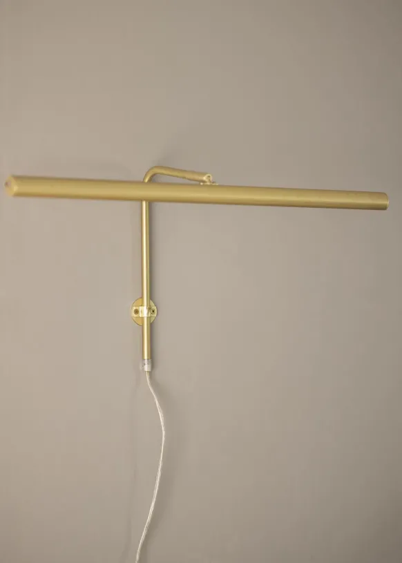 Gallery LED 60 cm tavelbelysning - Mässing