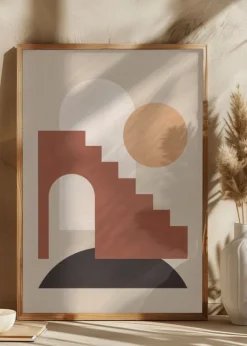 Geometric composition 4 Poster (21x29.7 cm (A4))