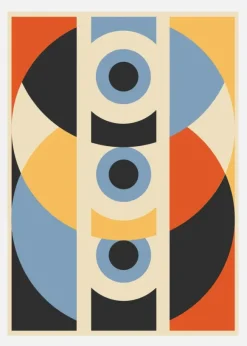 Geometric Pattern Canvastavla (30x40 cm)