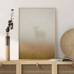 Ghost Stag Poster (21x29.7 cm (A4))