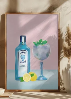 Gin Cocktail Poster (21x29.7 cm (A4))